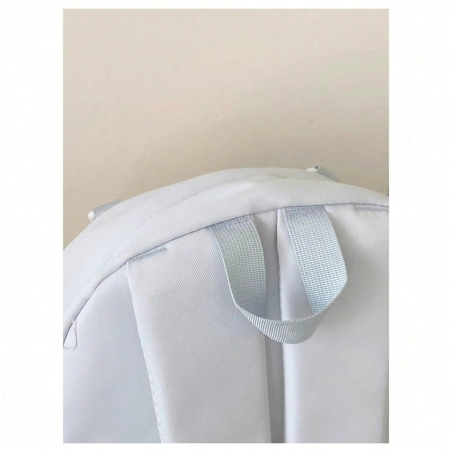 Star Plush Charm Backpack Featuring Lace Ruffle Bow Detail