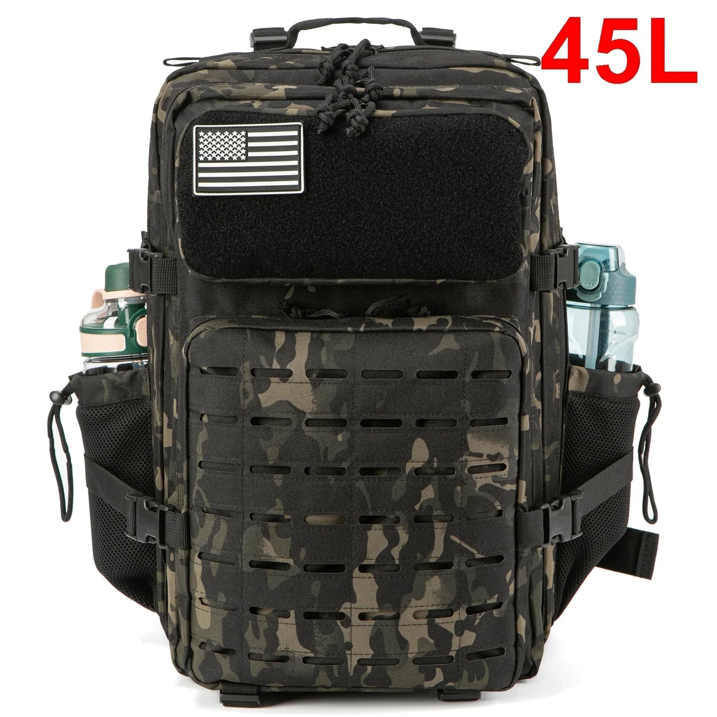 ReFire Gear Tactical Backpack Outdoor Activities With Water Bottle Holder