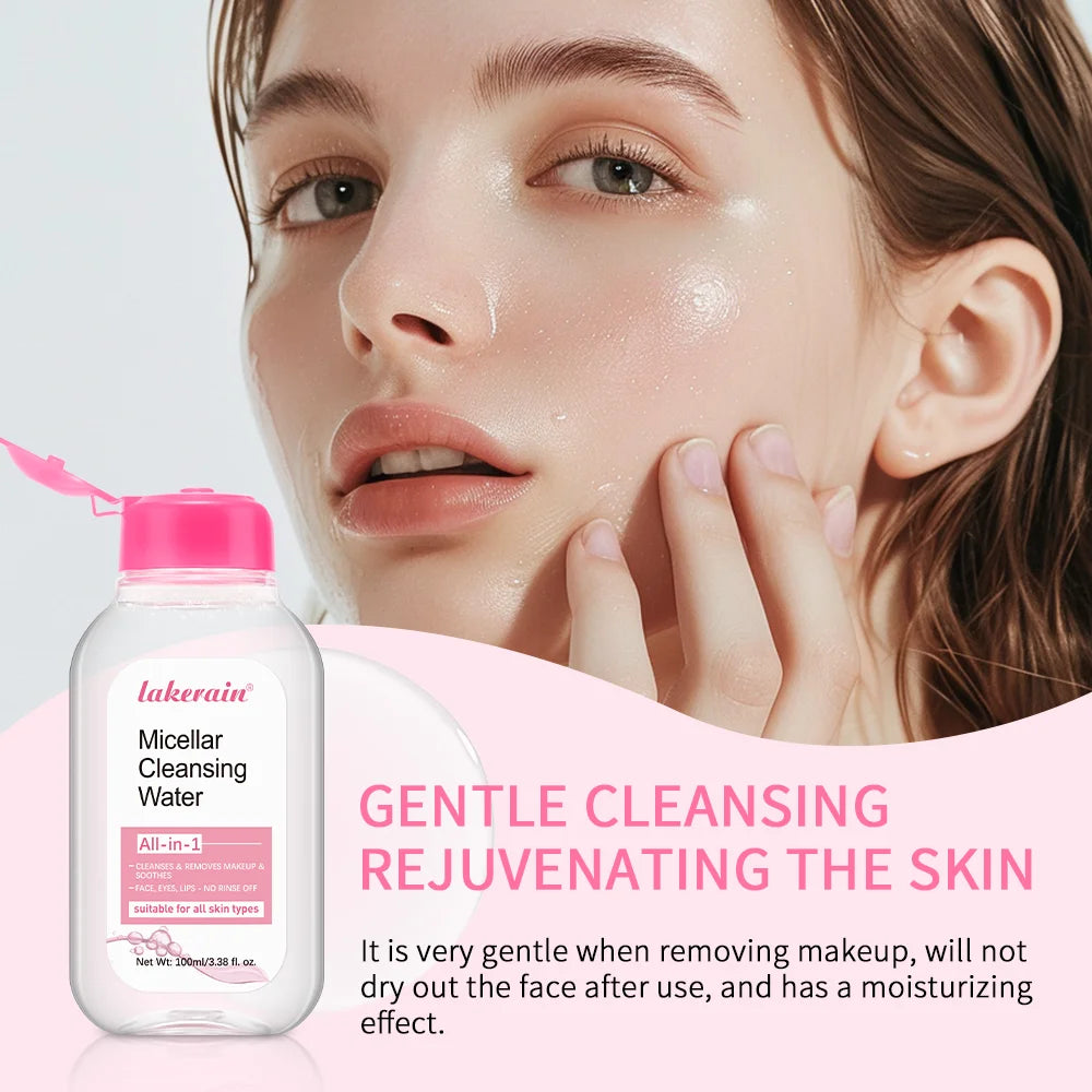 Lakerain Micellar Cleansing Water Makeup Remover For All Skin Types