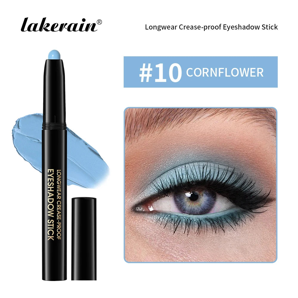 Waterproof Matte Shimmer Eyeshadow Pencil For Liner And Lid