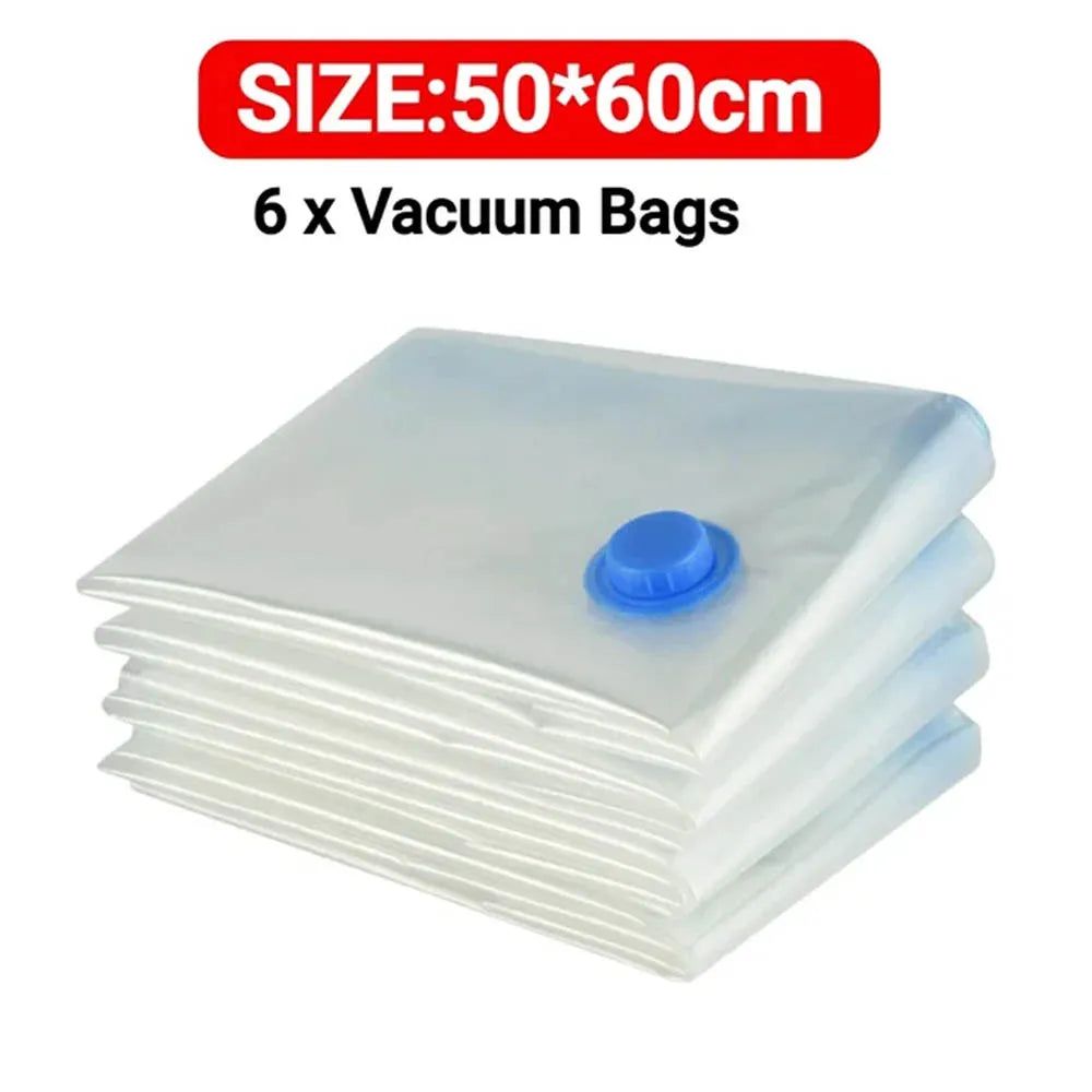 Folding Vacuum Storage Bags For Clothes And Blankets Space Saver