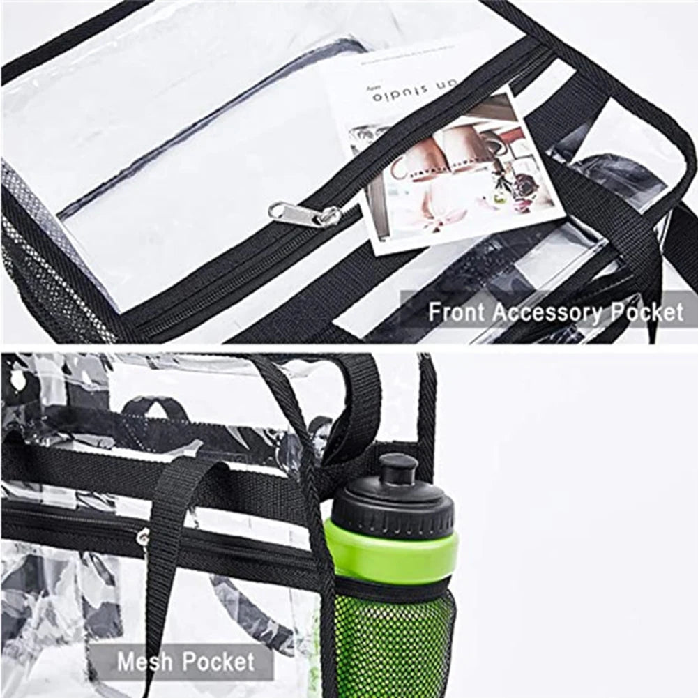 Shunmaii Portable Transparent Waterproof Crossbody Cosmetic Organizer
