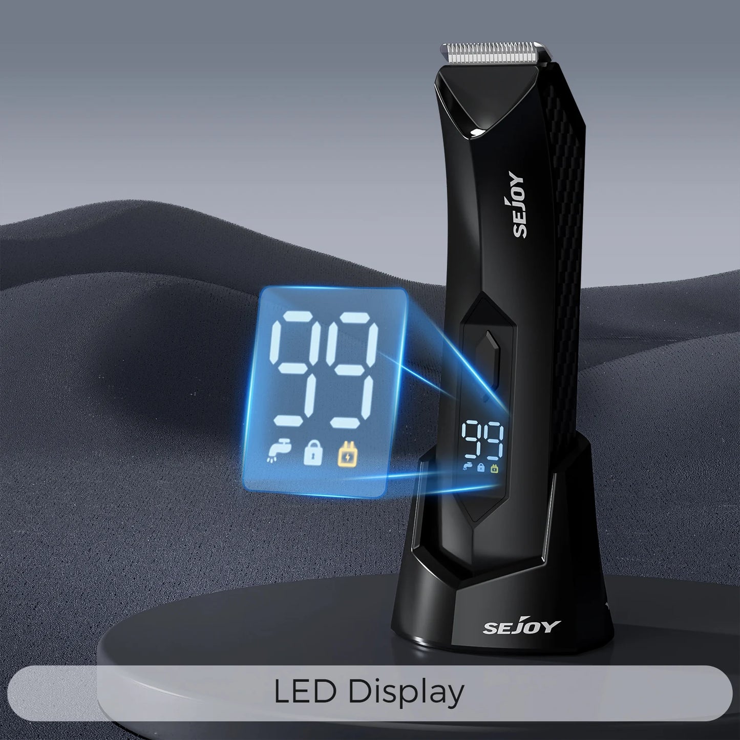 SEJOY Body Hair Trimmer for Men Waterproof Rechargeable Groomer