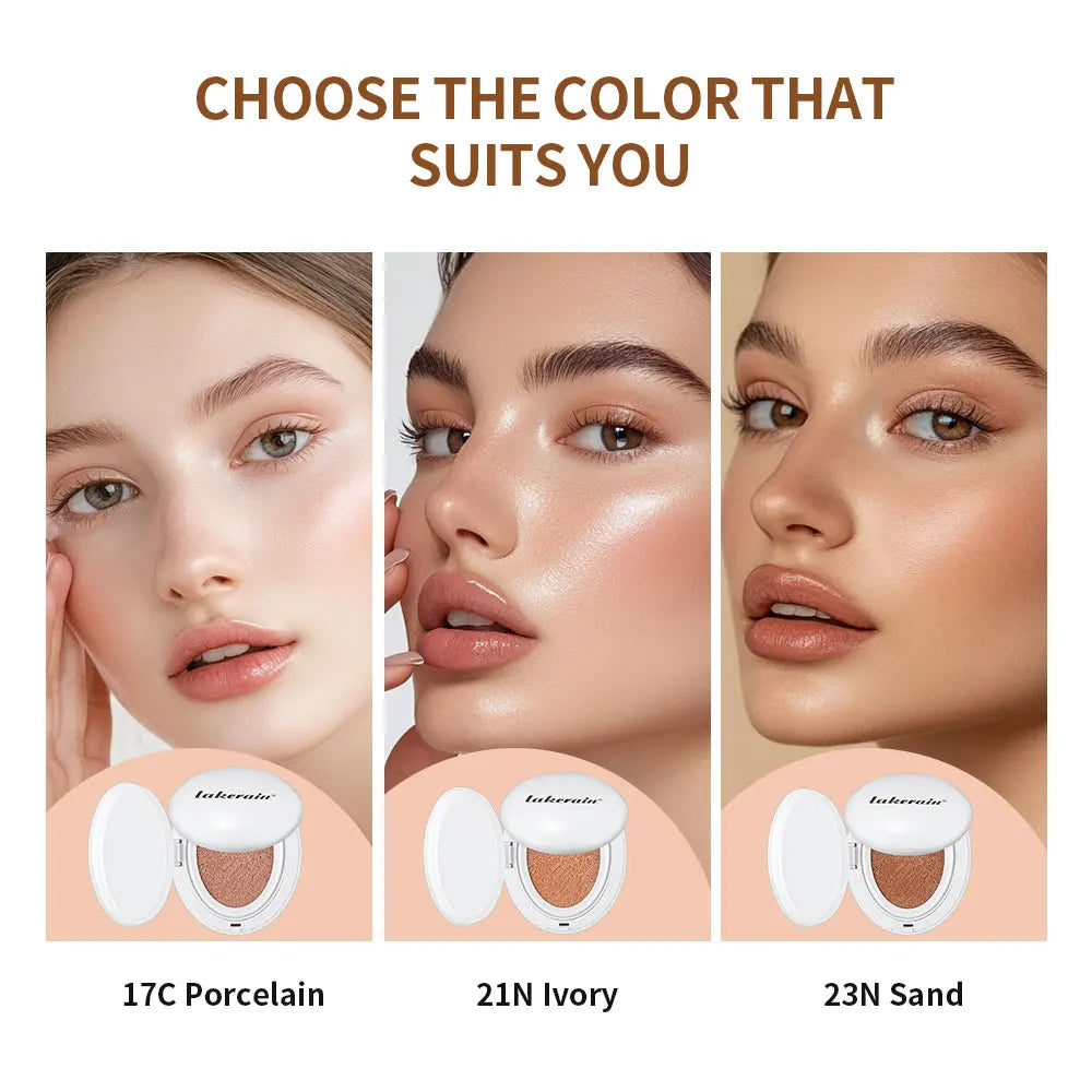 Ibcccndc Dewy Glow Cream Cushion Foundation Hydrating Long Wear