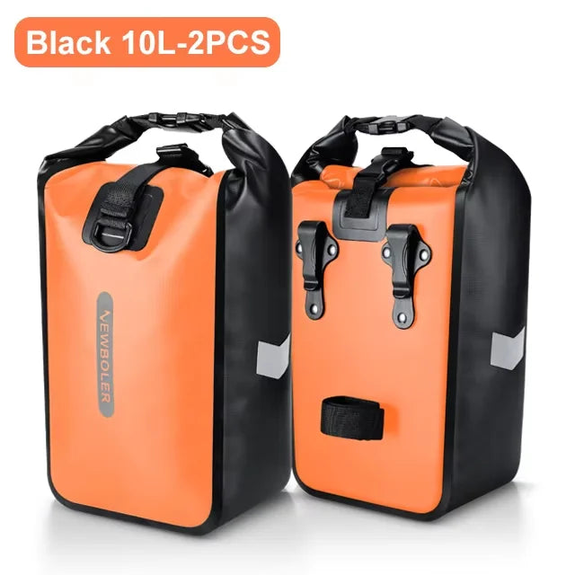 NEWBOLER Waterproof Front Fork Bag 10L-20L Quick Release Bicycle Bag