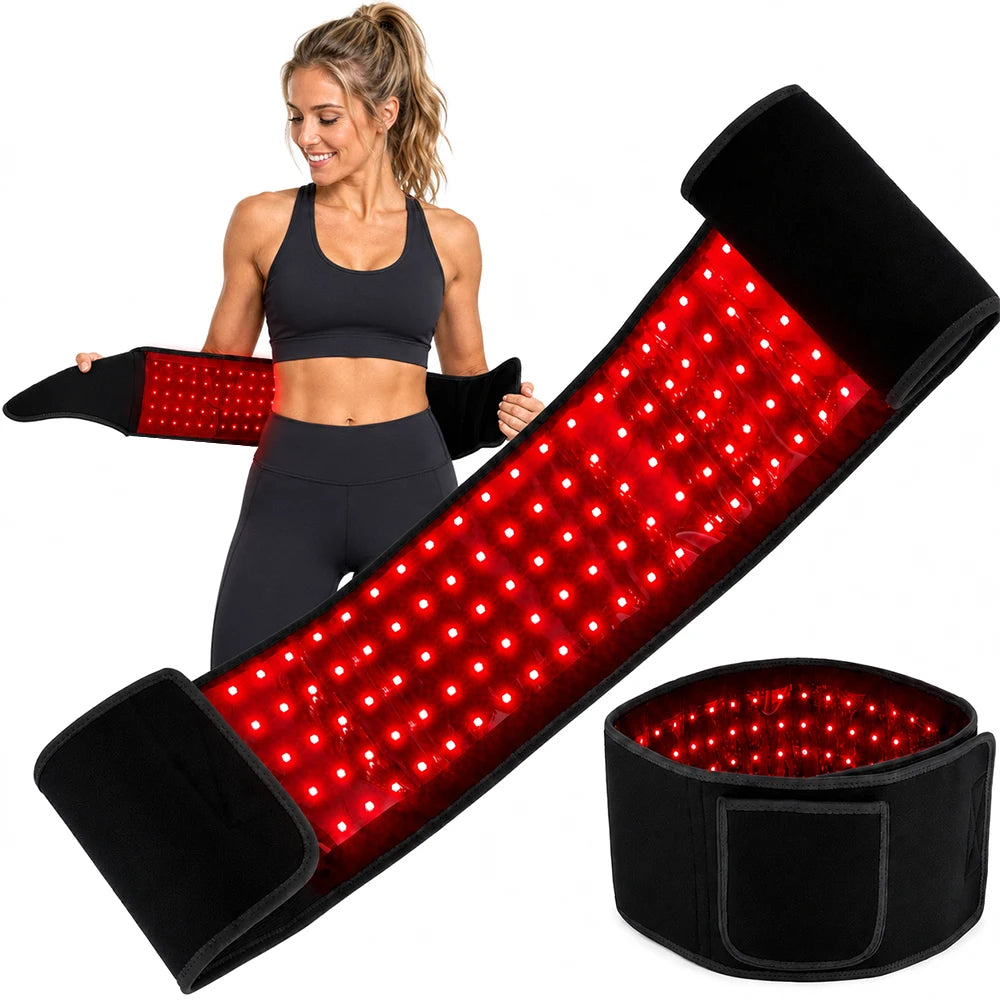 Red Light Therapy Belt With 660nm 850nm LEDs For Body