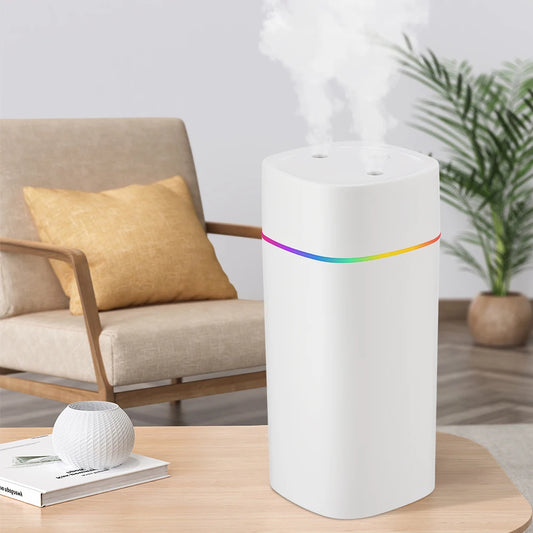 USB Portable Cool Mist Humidifier Aroma Diffuser With Night Light