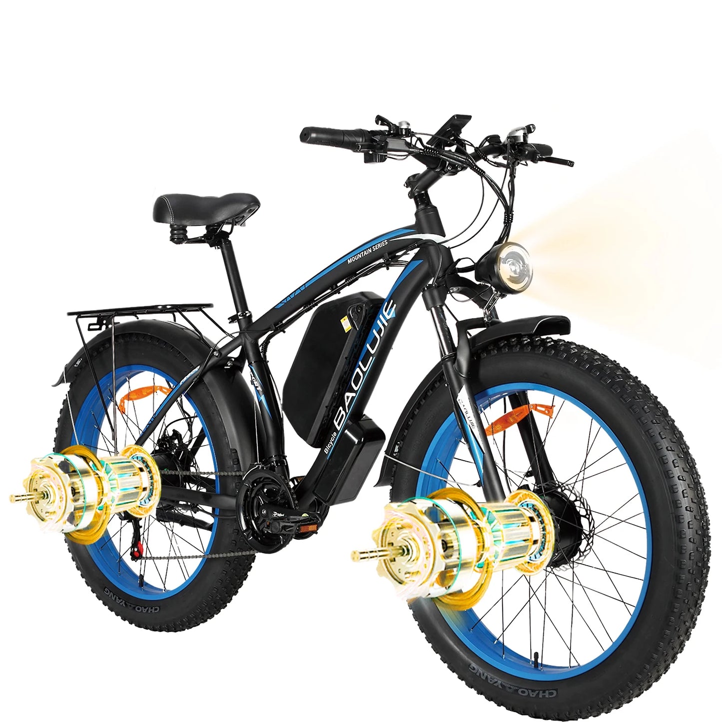 Baolujie DM01 Electric Bicycle 60V 30Ah Battery 42 MPH