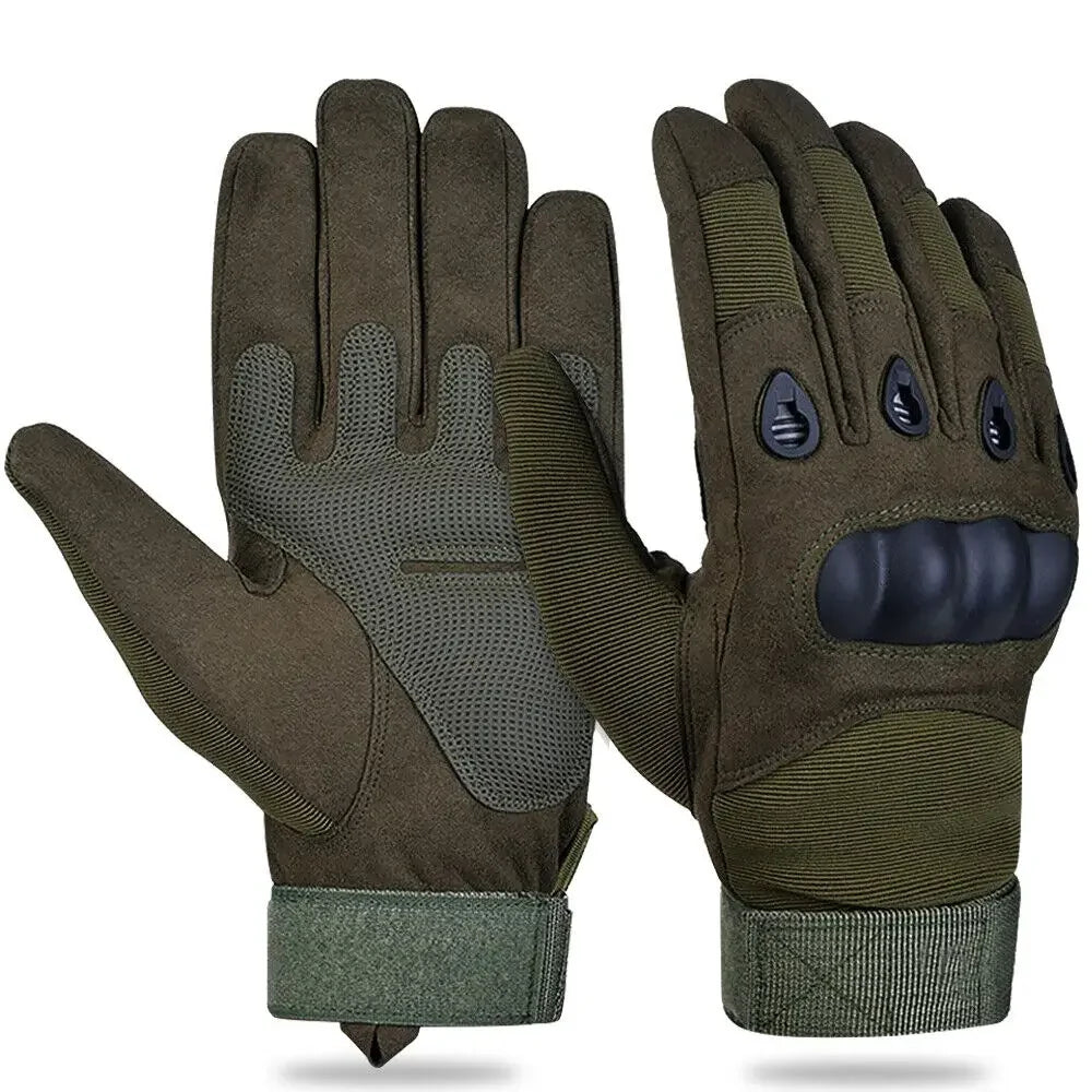 Motorcycle Gloves Unisex Tactical Knuckle Protection Full Finger