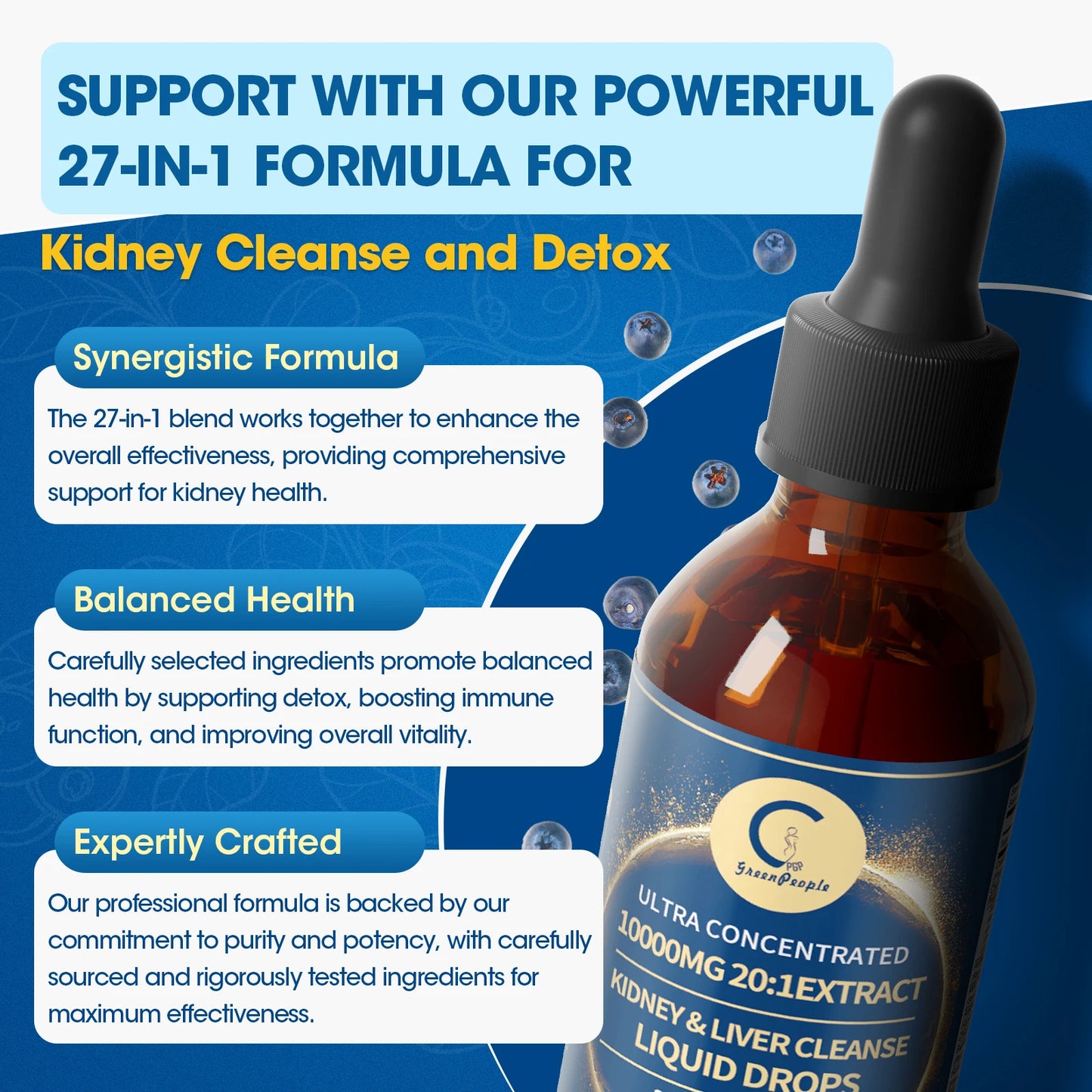 Minch Kidney Liver Cleanse Liquid Drops With Milk Thistle And Artichoke