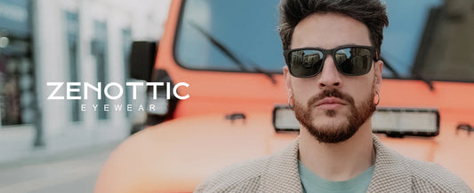 Zenottic Polarized Sunglasses For Men Ultralight Carbon Fiber Frame UV400