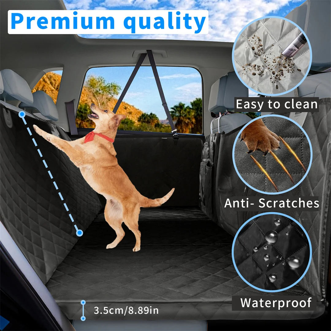 Bingopaw Waterproof Dog Car Seat Cover And Pet Travel Hammock