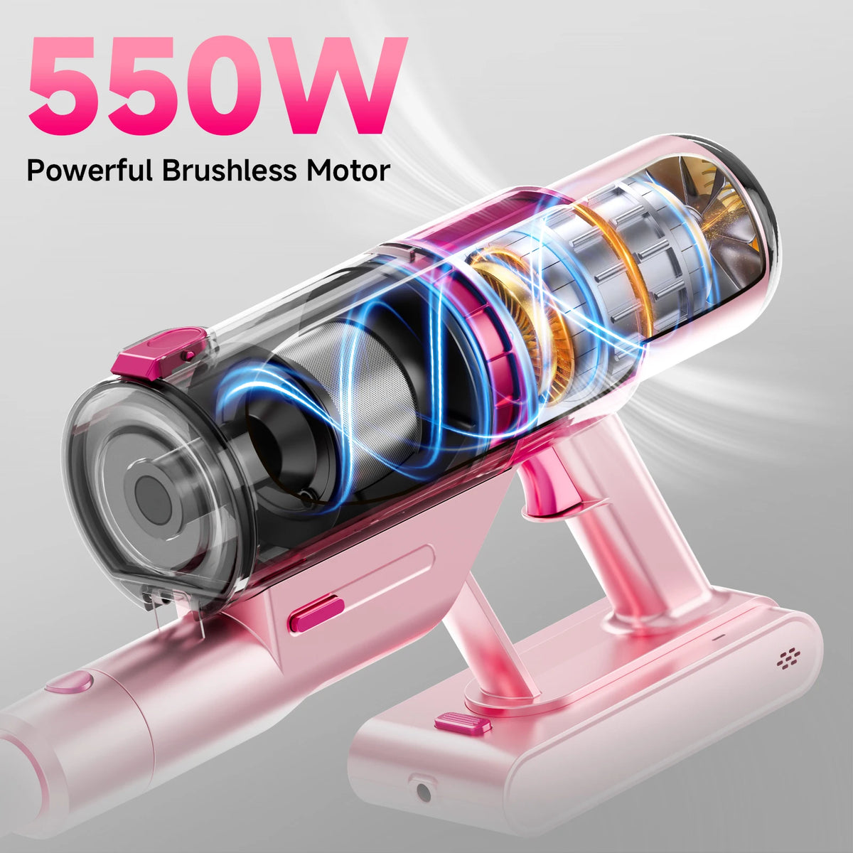 Honki Cordless Vacuum Cleaner With HEPA Filter For Pet Hair