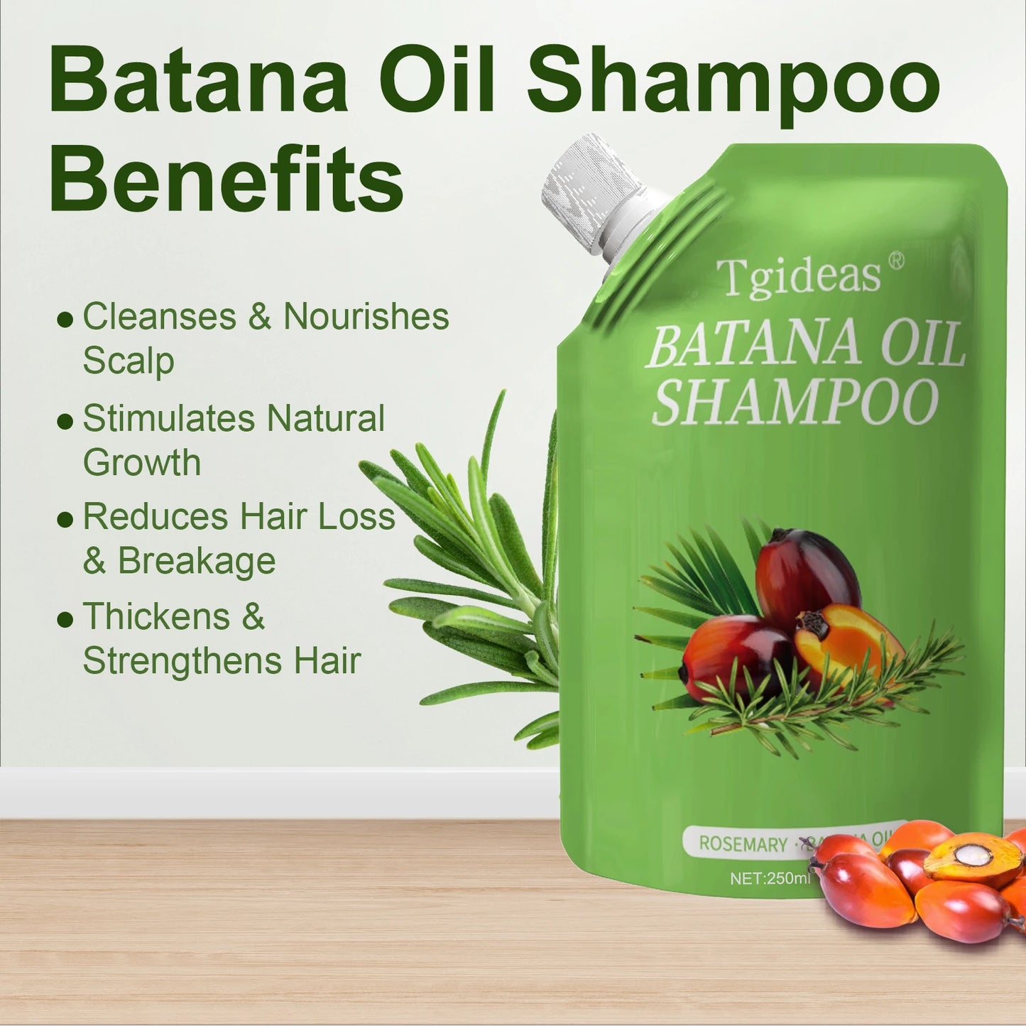 Rosemary Batana Oil Shampoo For Hair Growth And Strength