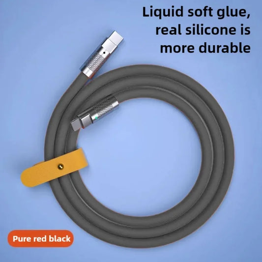 120W 7A USB-C To USB-C Fast Charge Cable Type-C Silicone