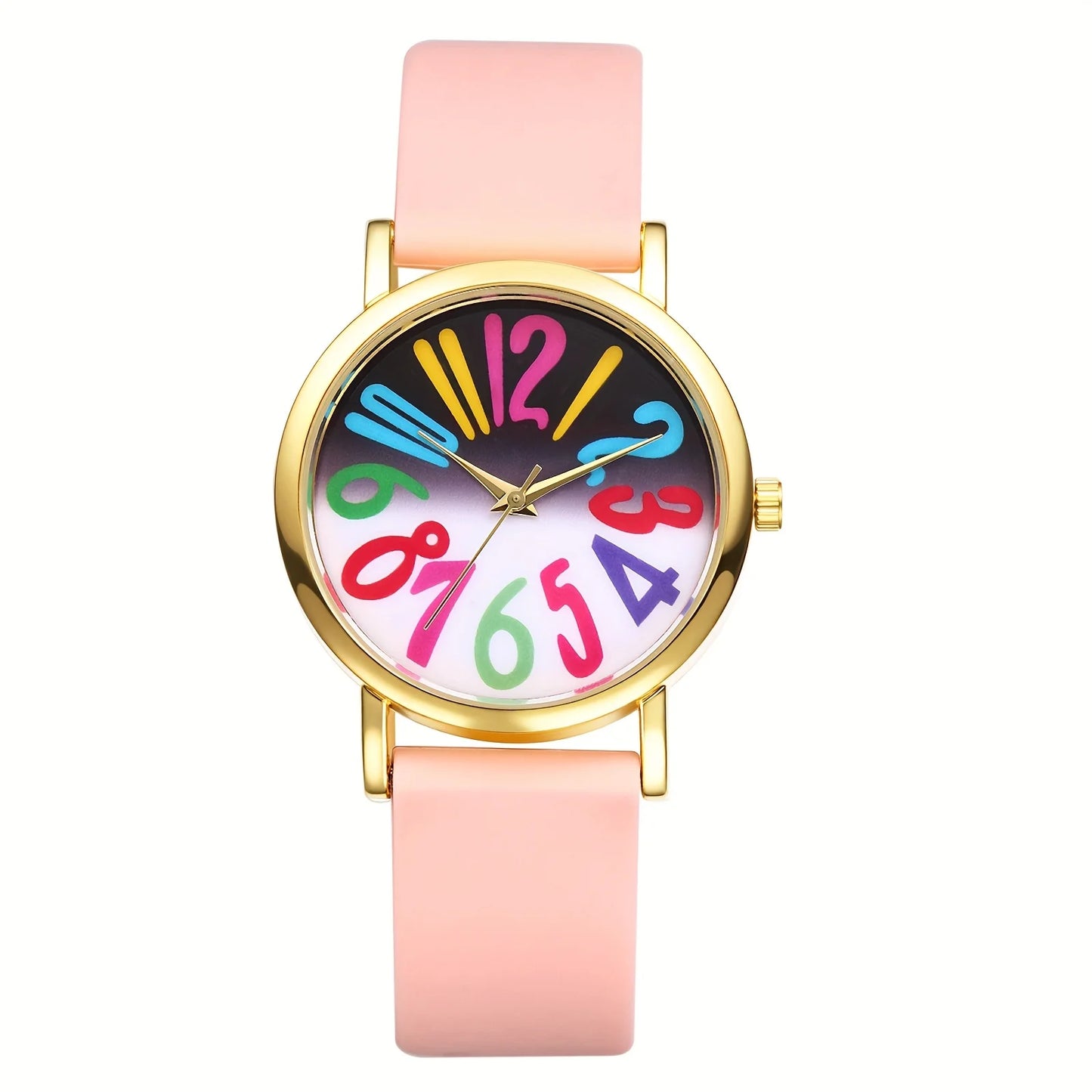 JewelryWe Womens Quartz Digital Watch With Silicone Strap