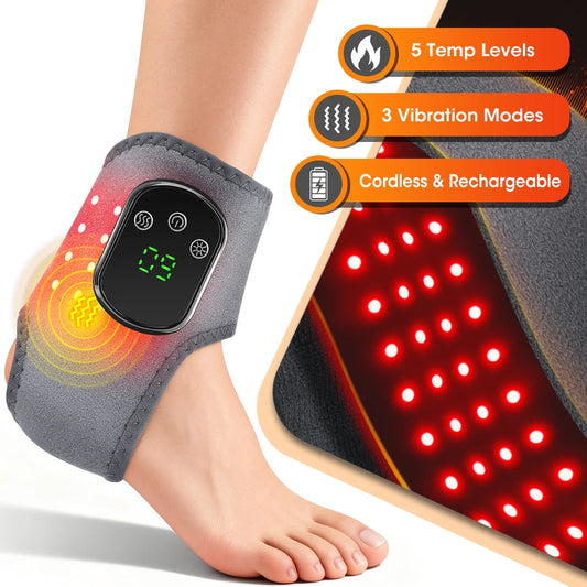 PASTSKY Electric Wrist Massager With Far Infrared Heat Vibration