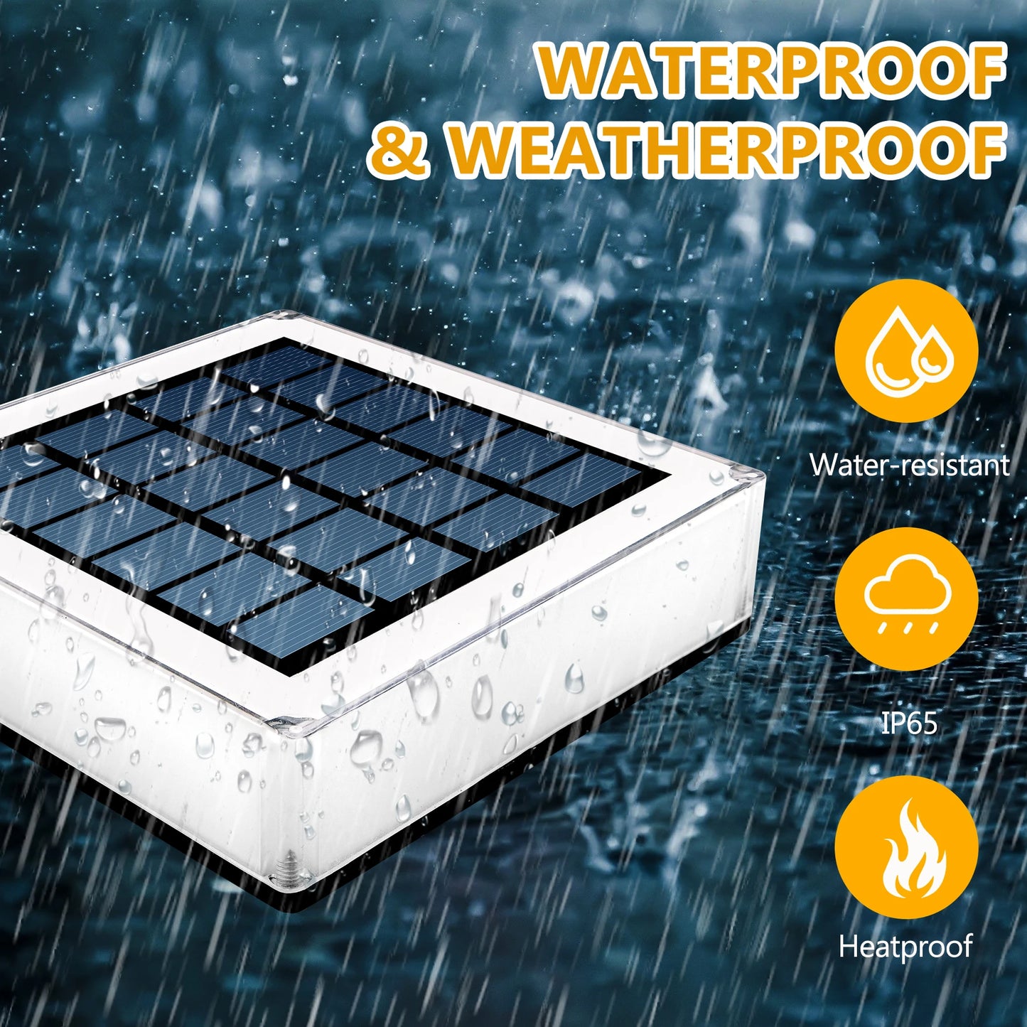 T-Sunrise Waterproof Solar Led Garden Lights Outdoor Pathway Lamps