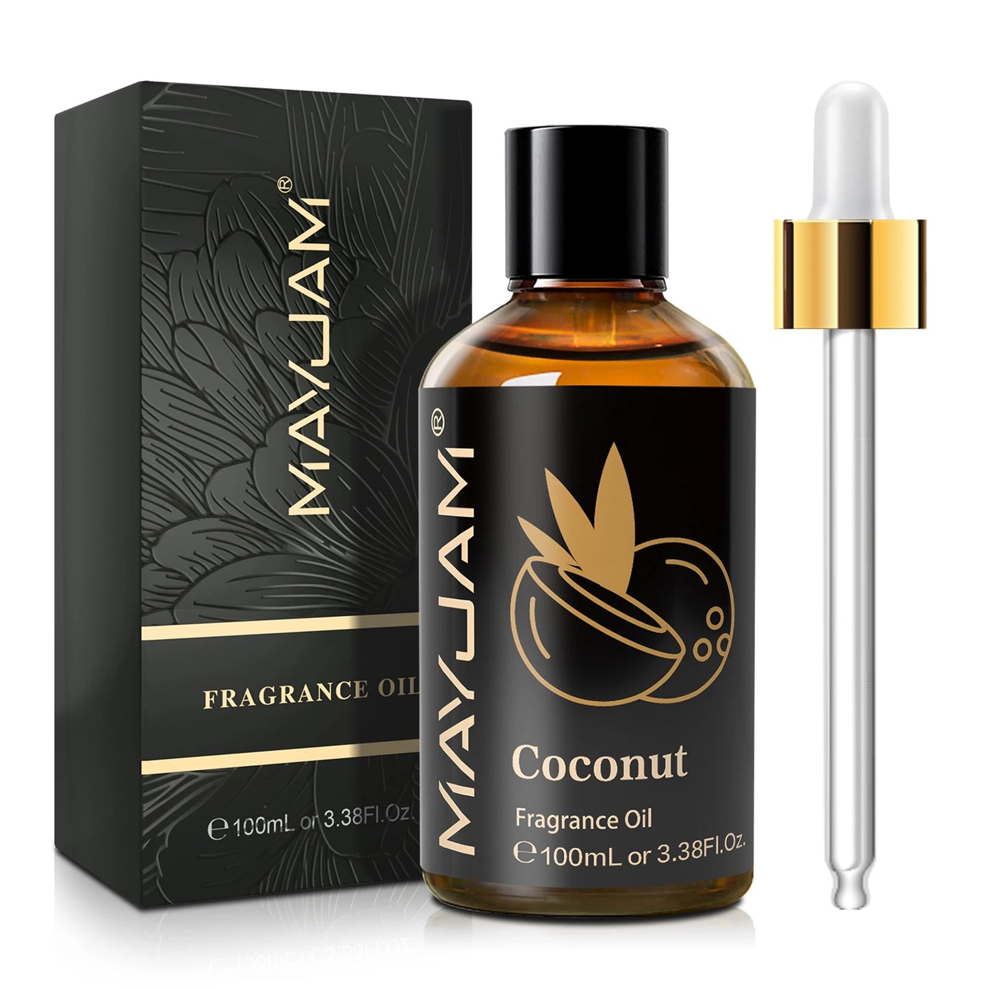 MAYJAM Coconut Vanilla Fragrance Oil For Diffuser And Candles