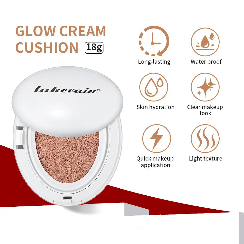 Ibcccndc Dewy Glow Cream Cushion Foundation Hydrating Long Wear