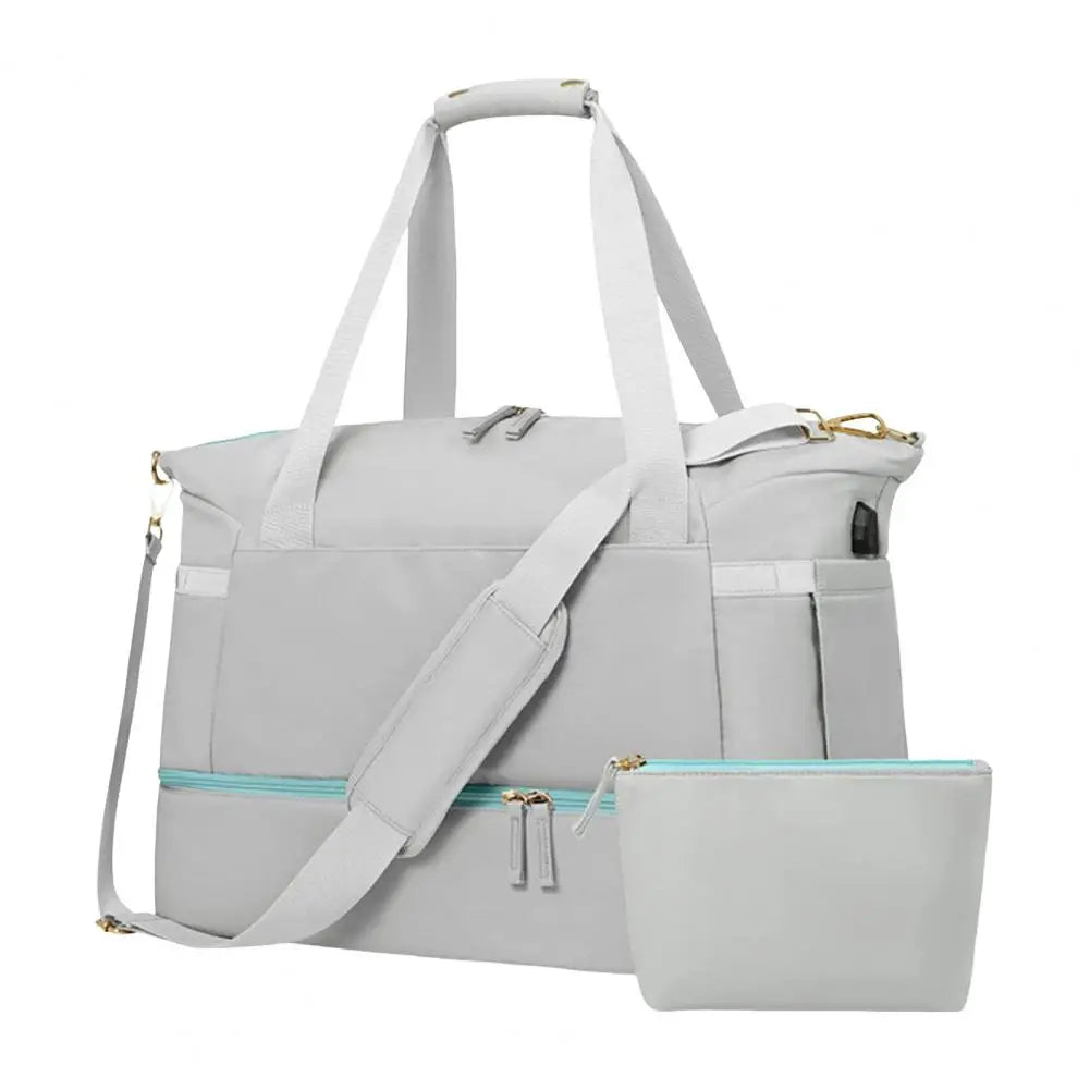 Waterproof Travel Bags Set With Wet Dry Separation USB Charging