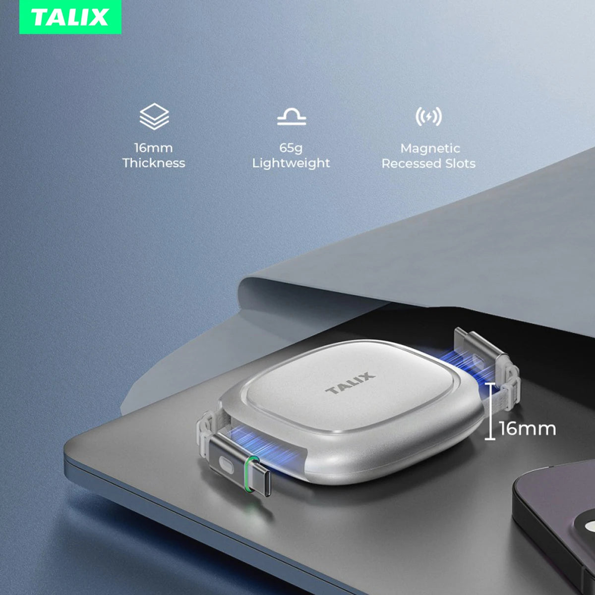 TALIX 240W Retractable USB C Cable PD Fast Charge Pro