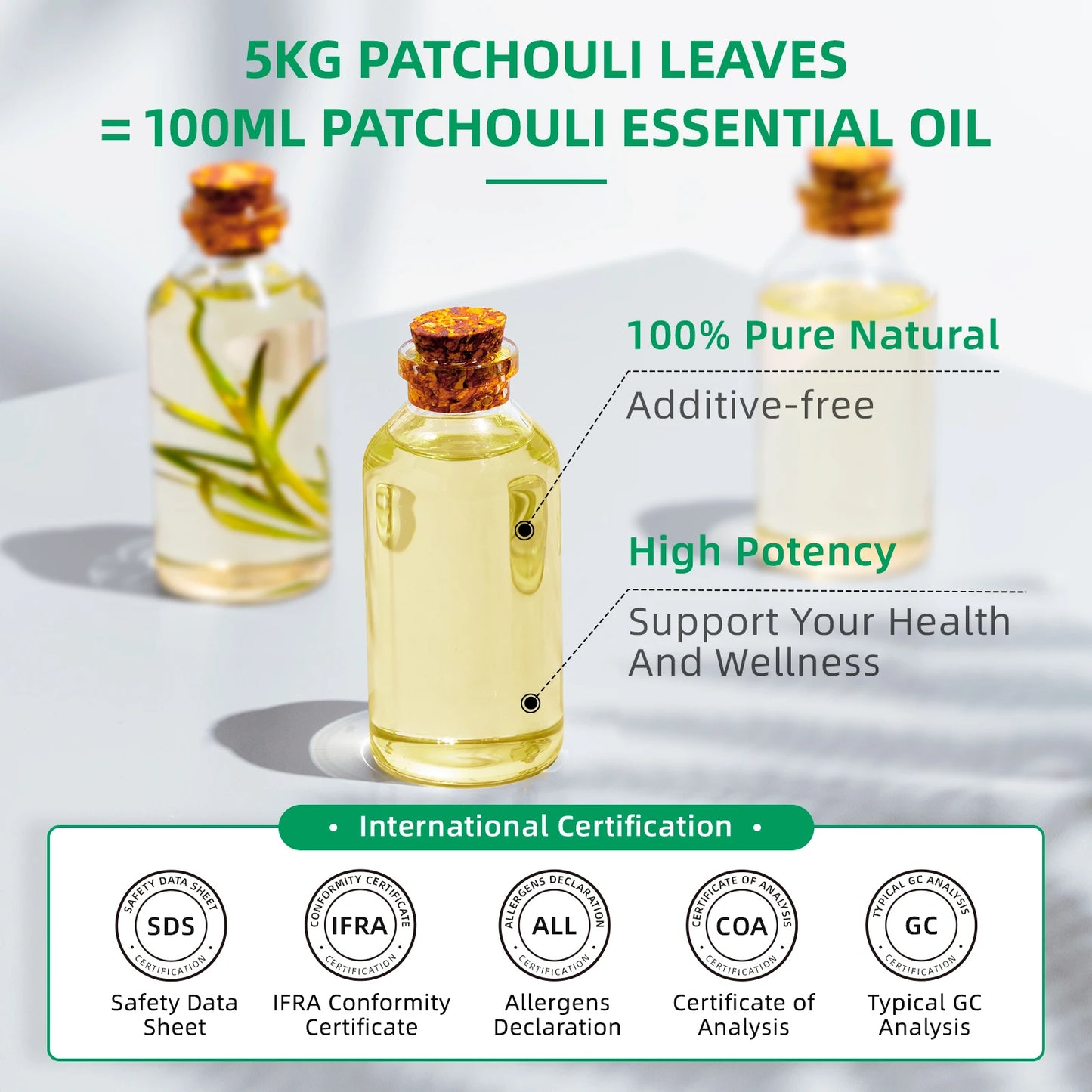 HIQILI Pure Essential Oil in Various Fragrances for Aromatherapy