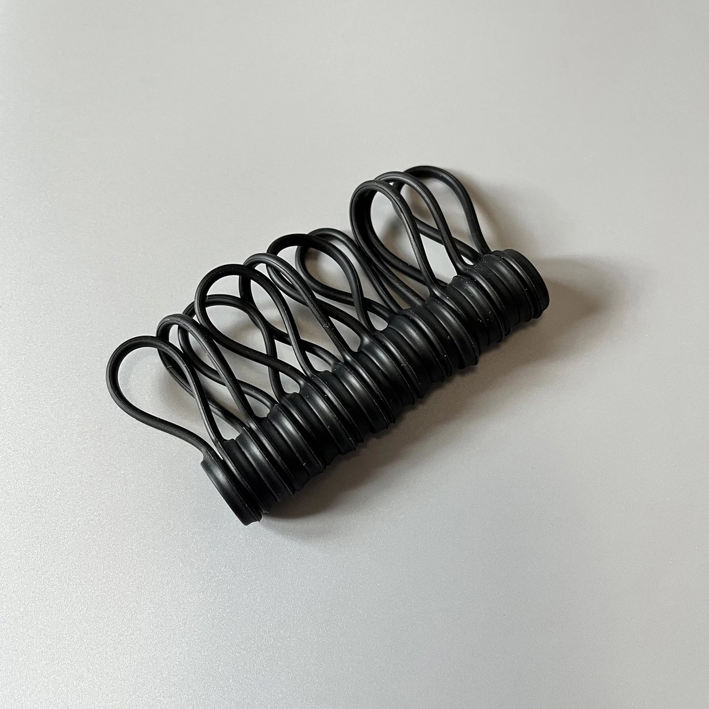 Magnetic Silicone Cable Ties Reusable Cord Clips Pack Of 10