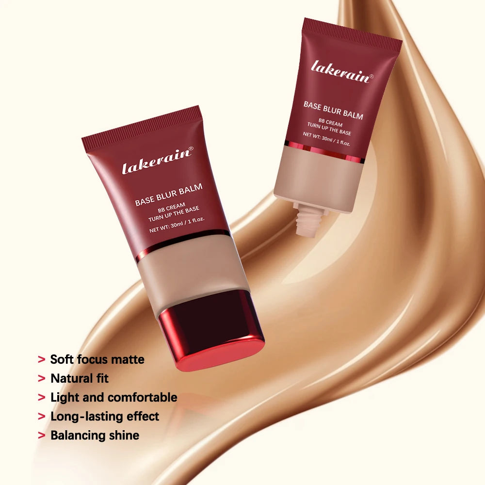 Ibcccndc Matte Liquid Foundation Base Waterproof Lightweight Face Makeup
