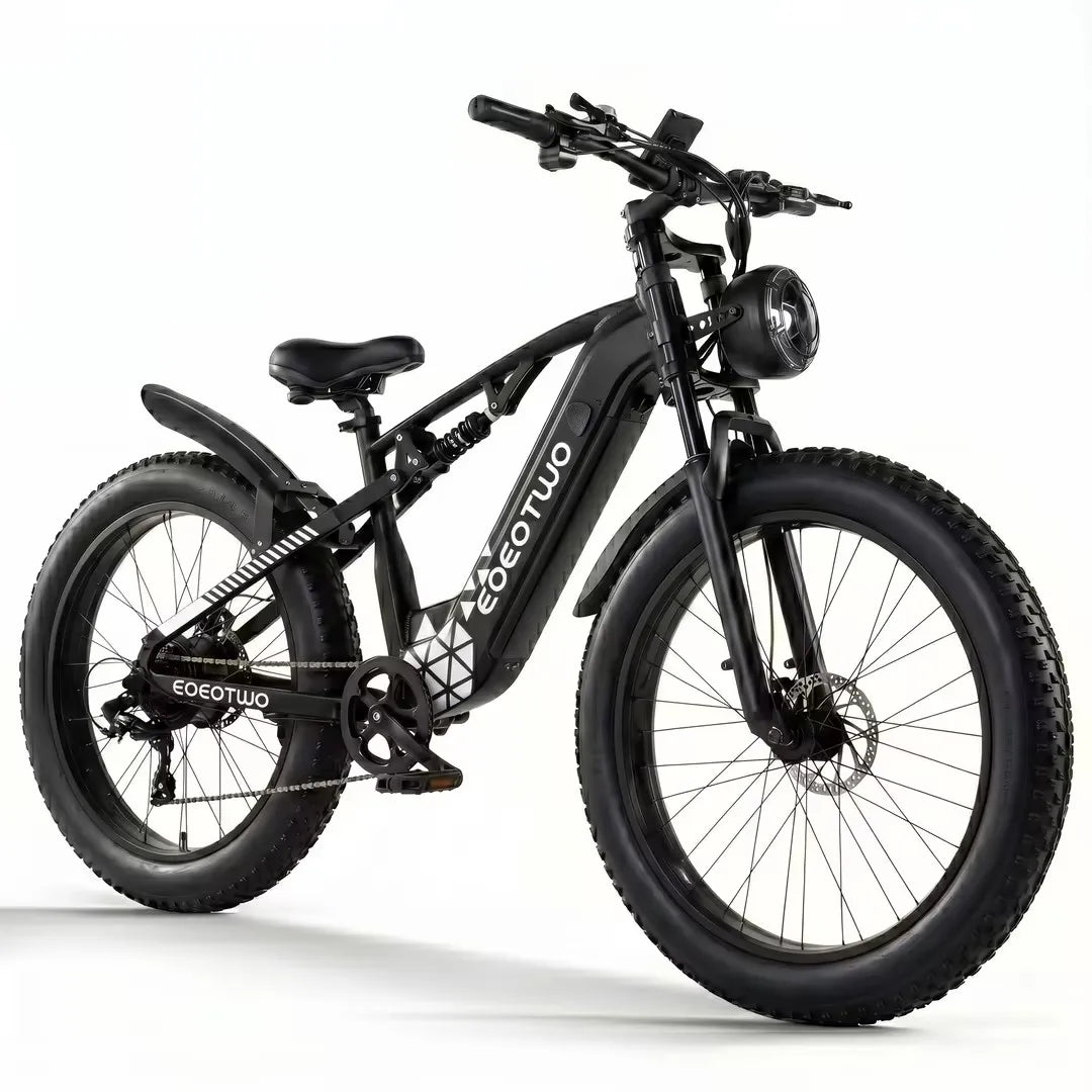 EOEOTWO 1500W Peak Electric Fat Tire Ebike For Adult Riders