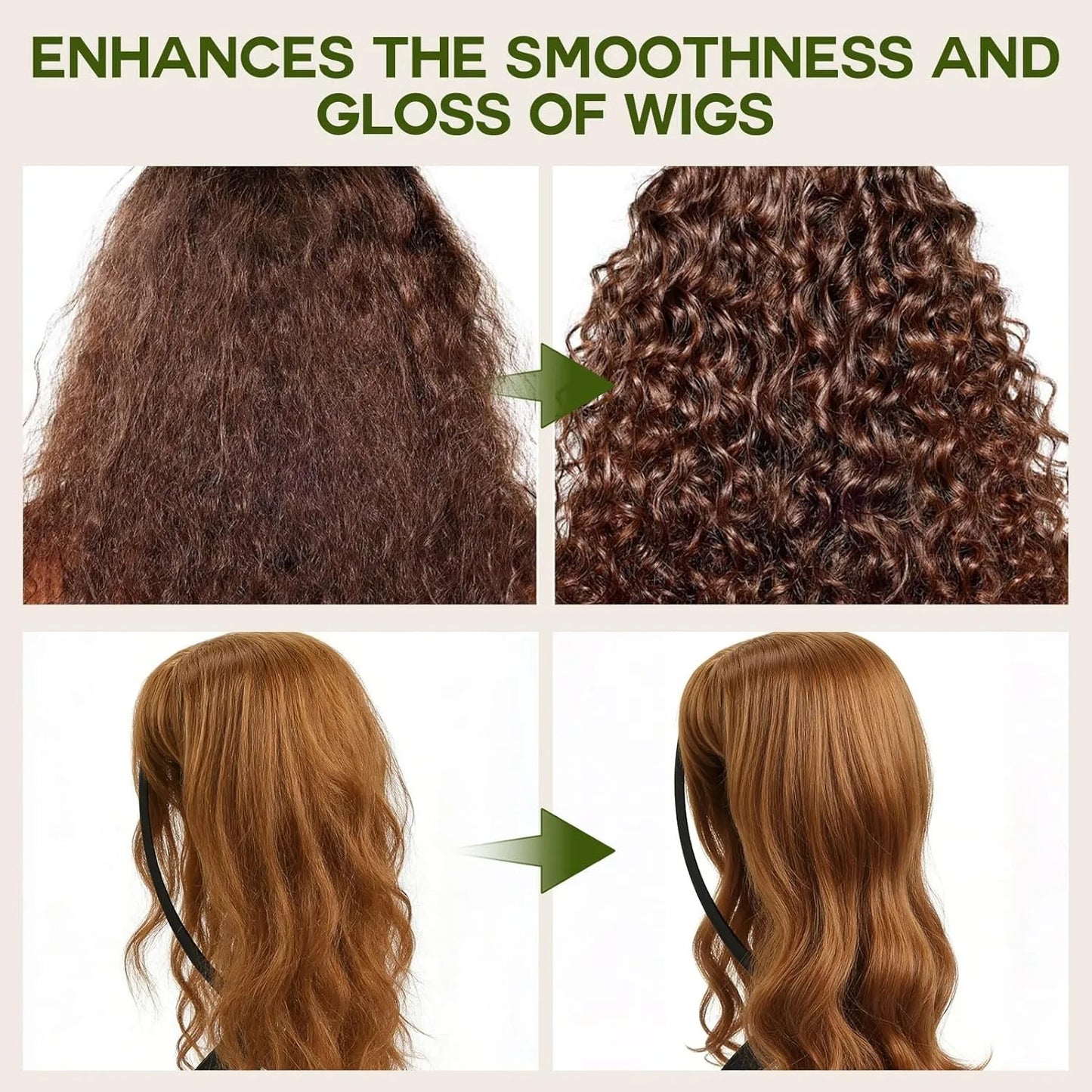 Wig Milk Care Kit Spray And Shampoo For Synthetic Wigs