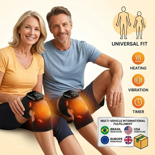 Hailicare Electric Knee Heating Massager Brace For Pain Relief