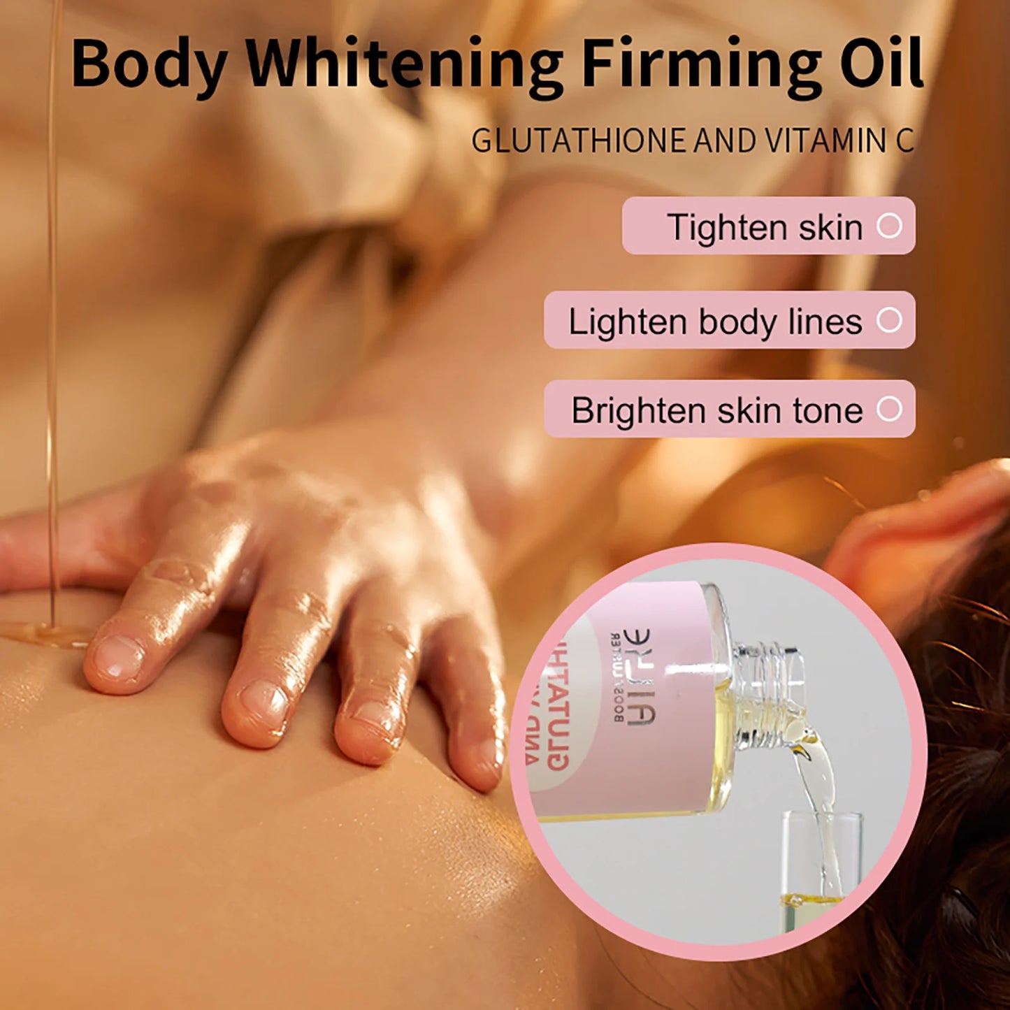 AILKE Vitamin C Whitening Massage Oil for All Skin Types