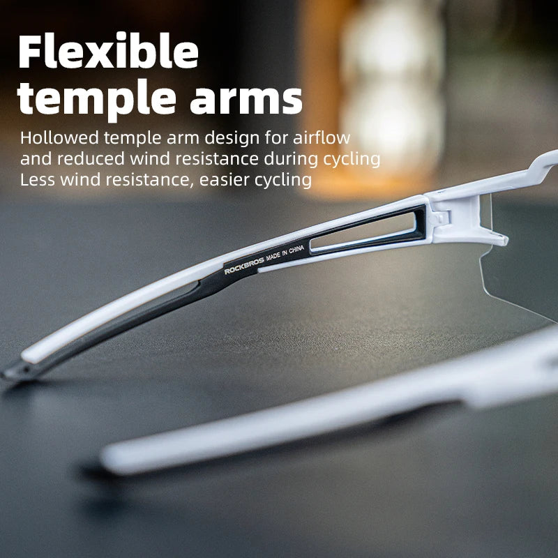 ROCKBROS Photochromic Polarized Cycling Glasses UV400 Eyewear