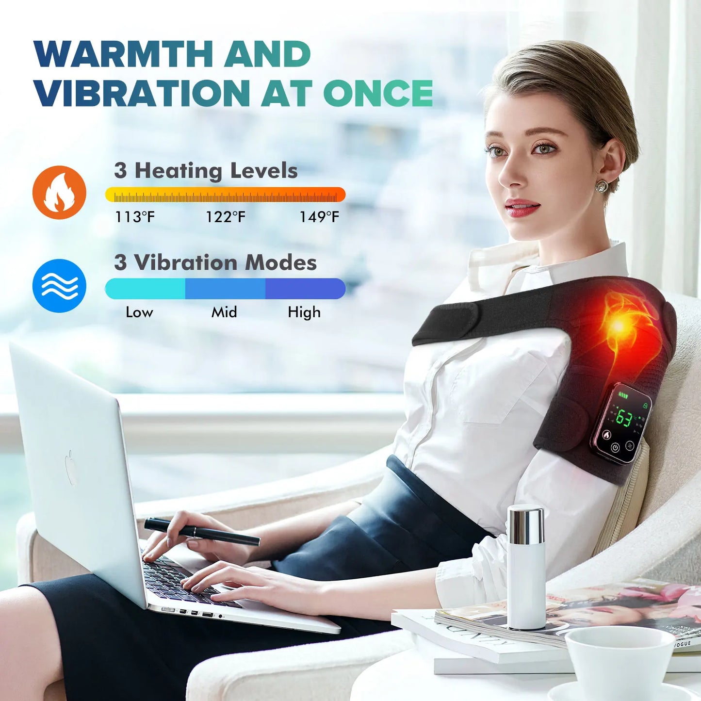 Intelligent Electric Heating Knee Protection Massage and Joint Device