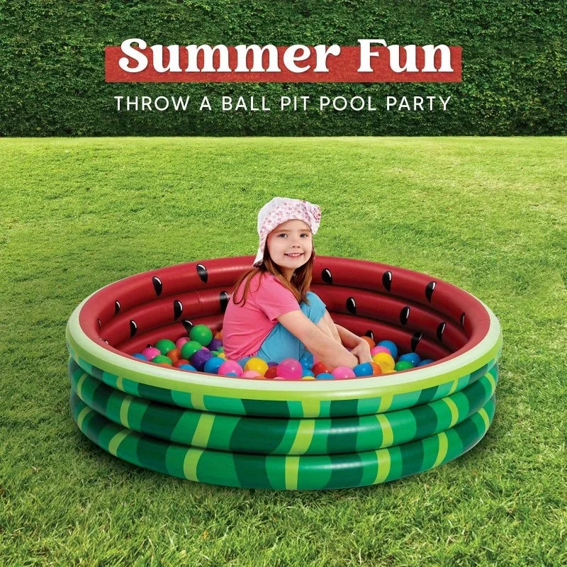 Joyfy 3 Pack Inflatable Kiddie Pools Set With Fun Patterns