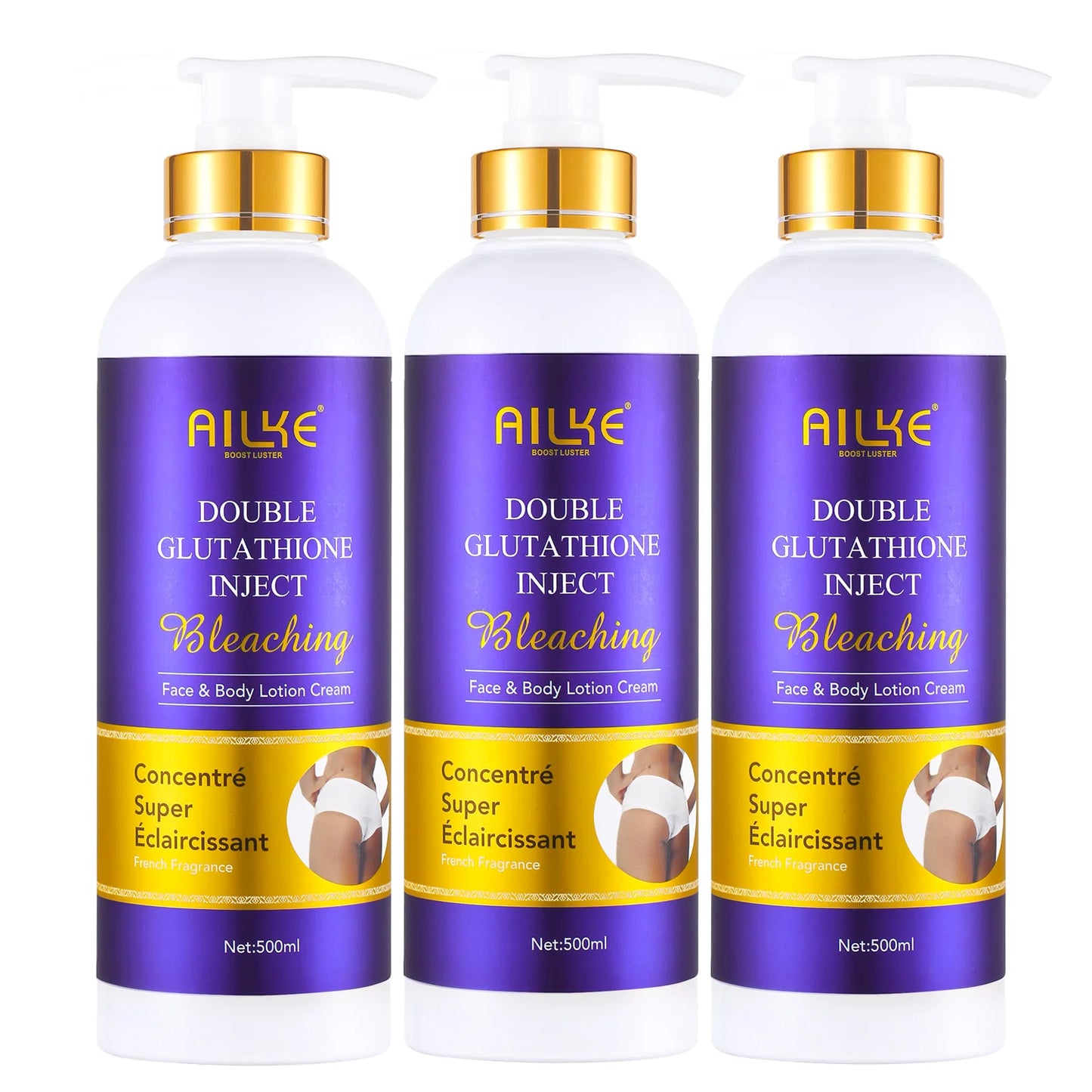 AILKE Glutathione Whitening Skin Care Set For Women Dark Spot Reduction
