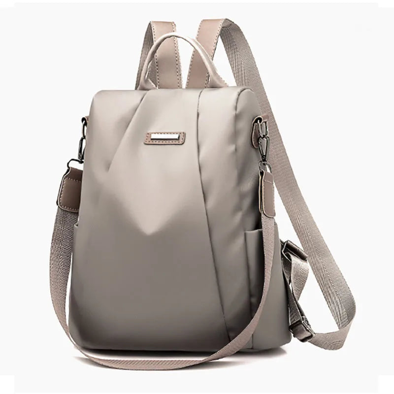 Anti-Theft Backpack for Women Nylon Canvas Trendy Fashion Bag