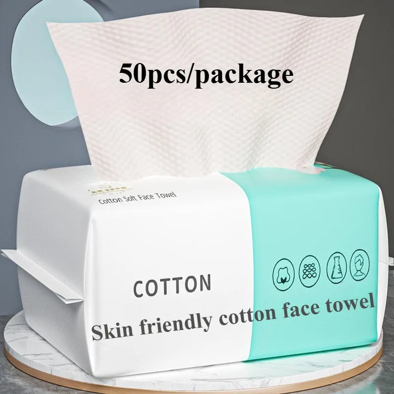 Thickened Disposable Face Towel for Makeup Removal Pack of 50