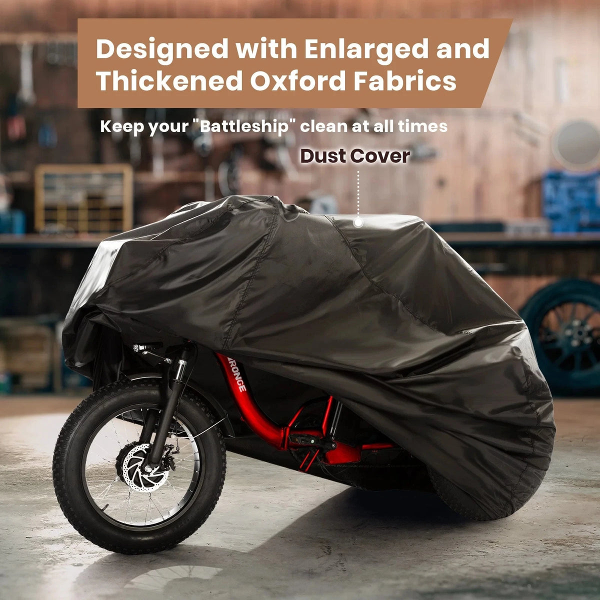 Qronge 1200W Electric Trike For Adults With Large Fat Tires