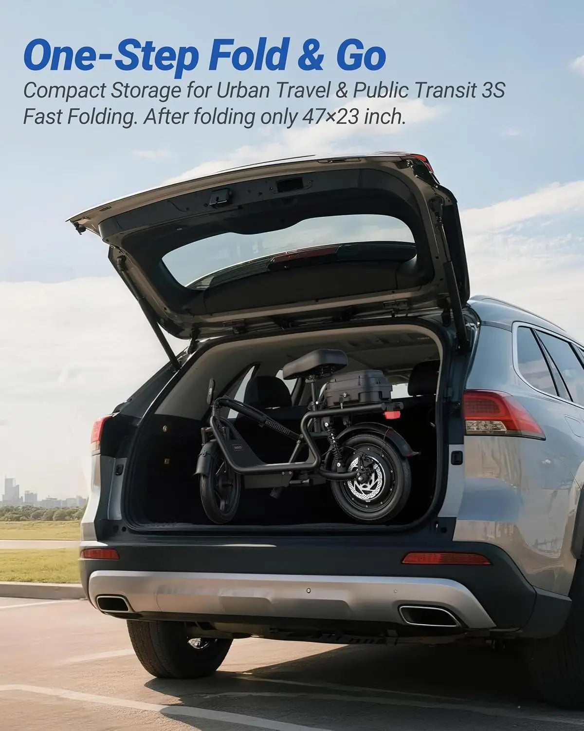 AOVOPRO Folding Electric Scooter For Adults 500W 28 Mile Range