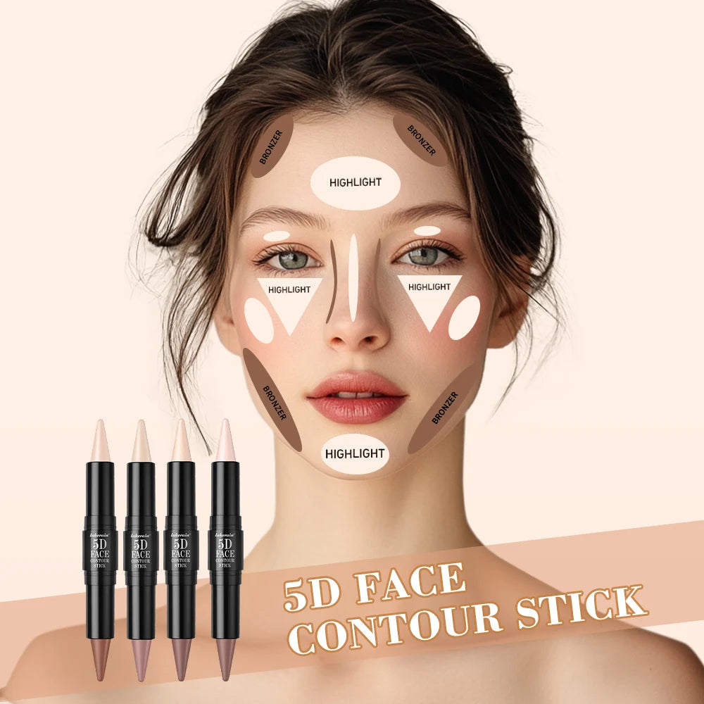 Ibcccndc Dual Head Contour Highlighter Stick Concealer