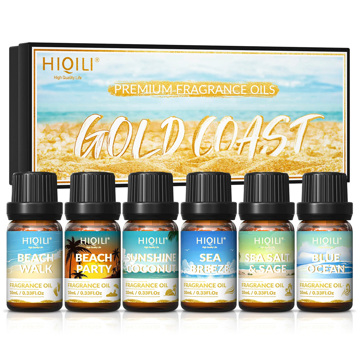 HIQILI Fragrance Oil Set For Aromatherapy Diffusers And DIY Crafts