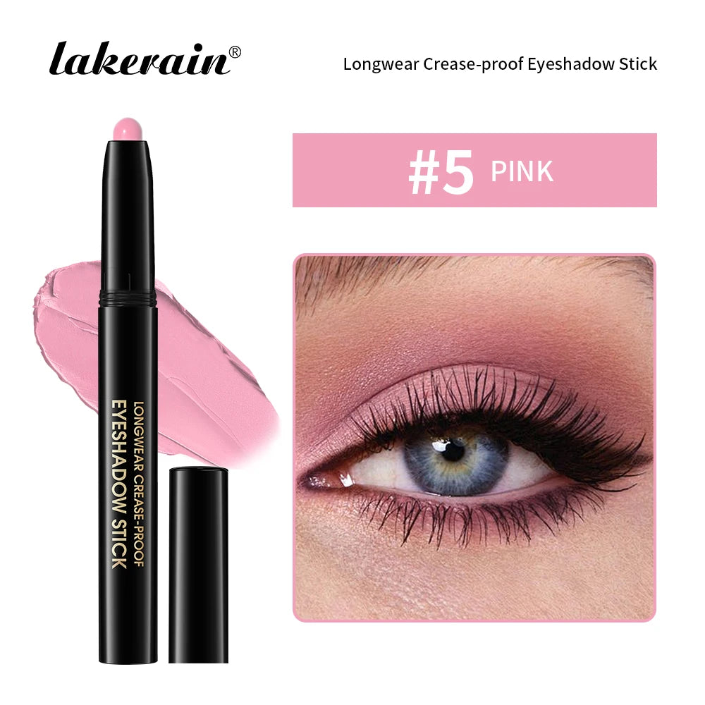 Waterproof Matte Shimmer Eyeshadow Pencil For Liner And Lid