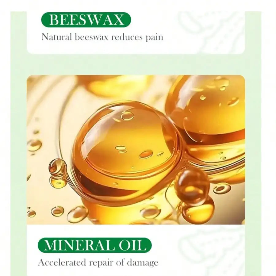 Aloe Vera Rose Wax Strips For Body Hair Removal Gentle