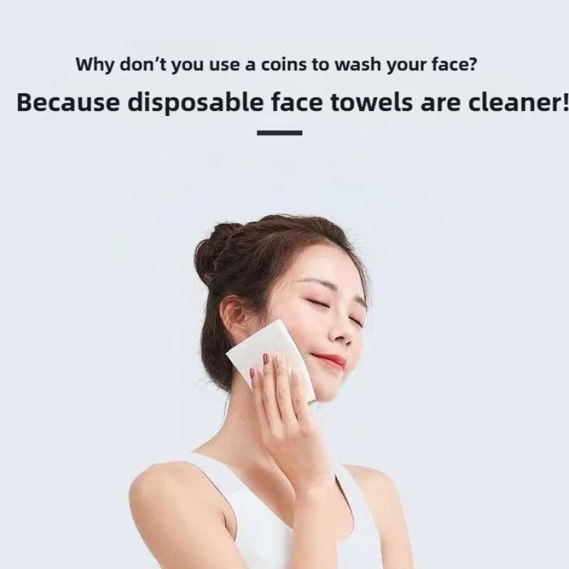 Thickened Disposable Face Towel for Makeup Removal Pack of 50