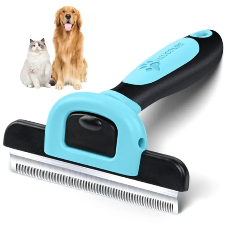 Pet Grooming Brush, Deshedding Tool for Dogs and Cats, Effectively Reduces Shedding by up to 95% for Pet