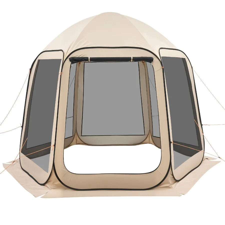 Screen House Tent Pop Up Canopy With Netting Sides Garden