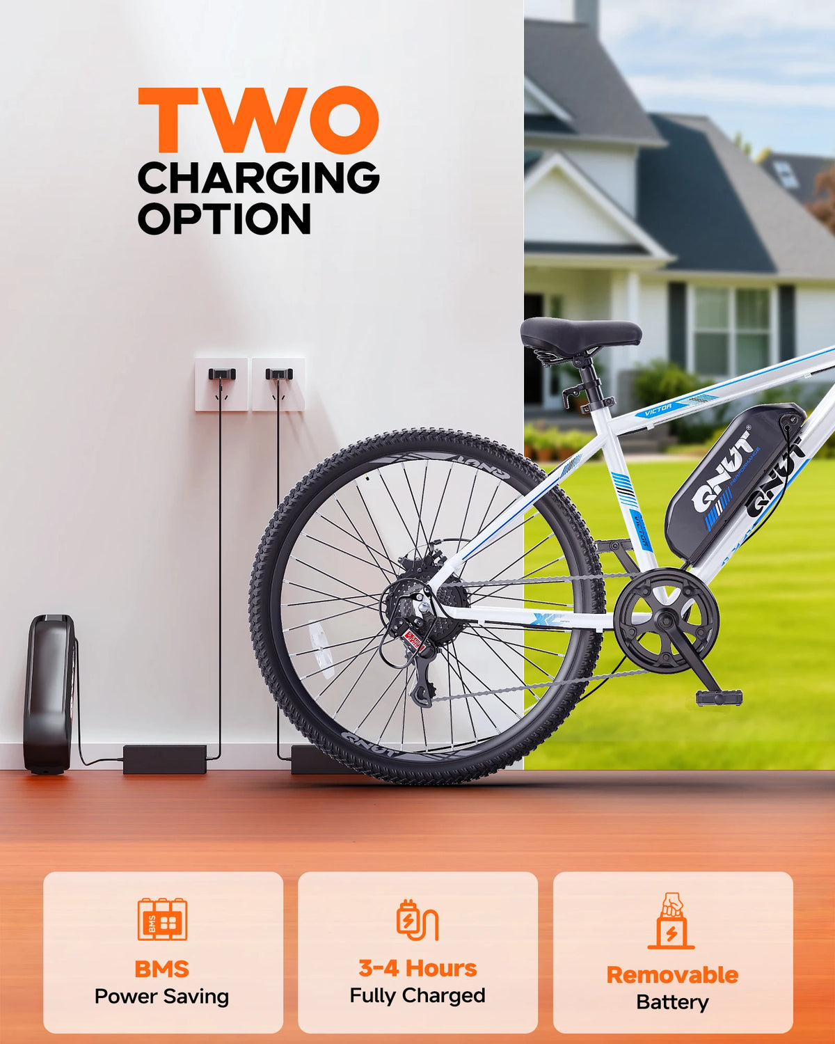 QNUT Victor 4.0 Electric Mountain Bike With 750W Motor