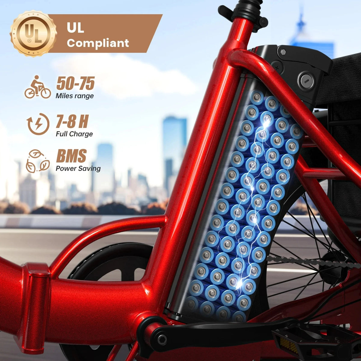 Qronge 1200W Electric Trike For Adults With Large Fat Tires